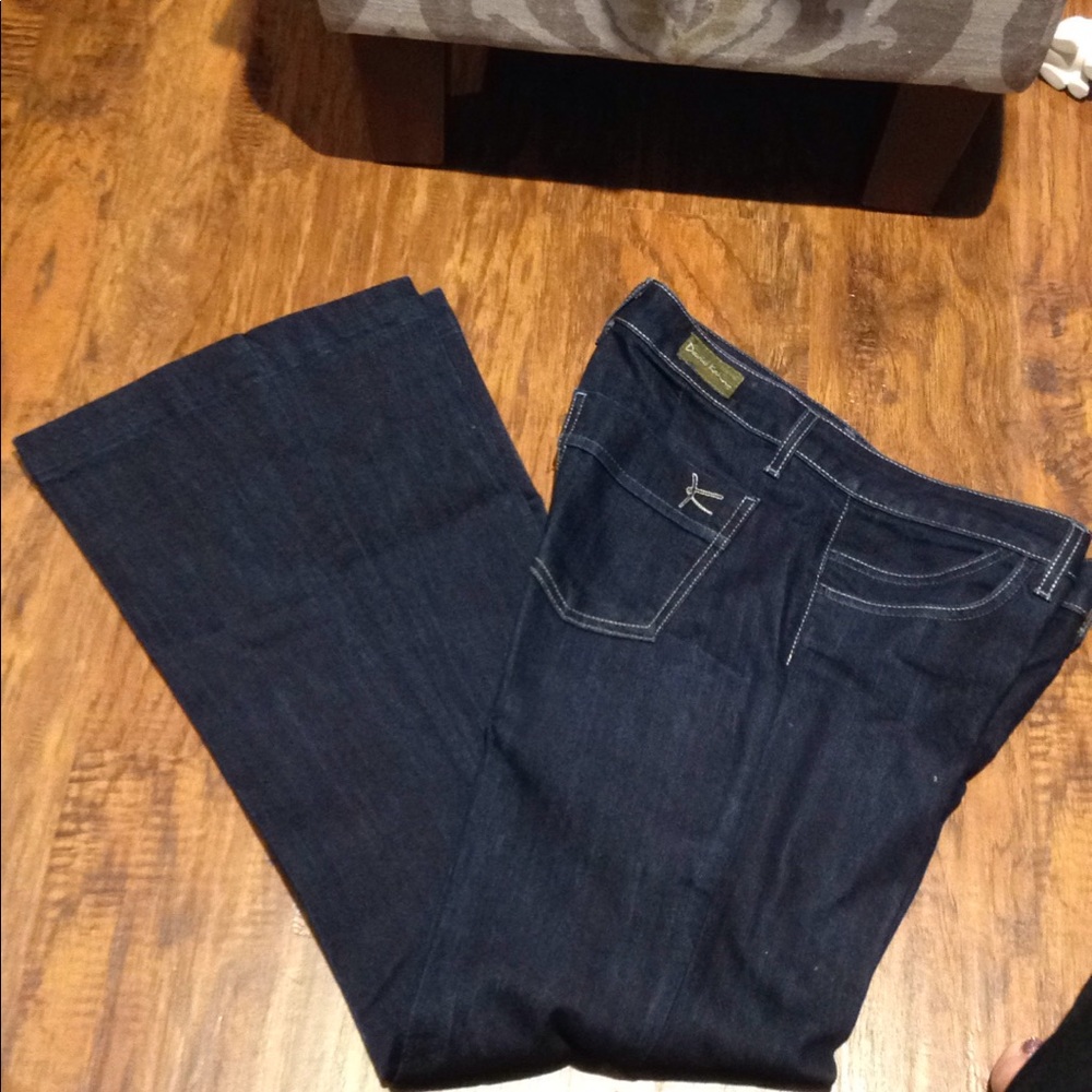 David khan wide flare jeans